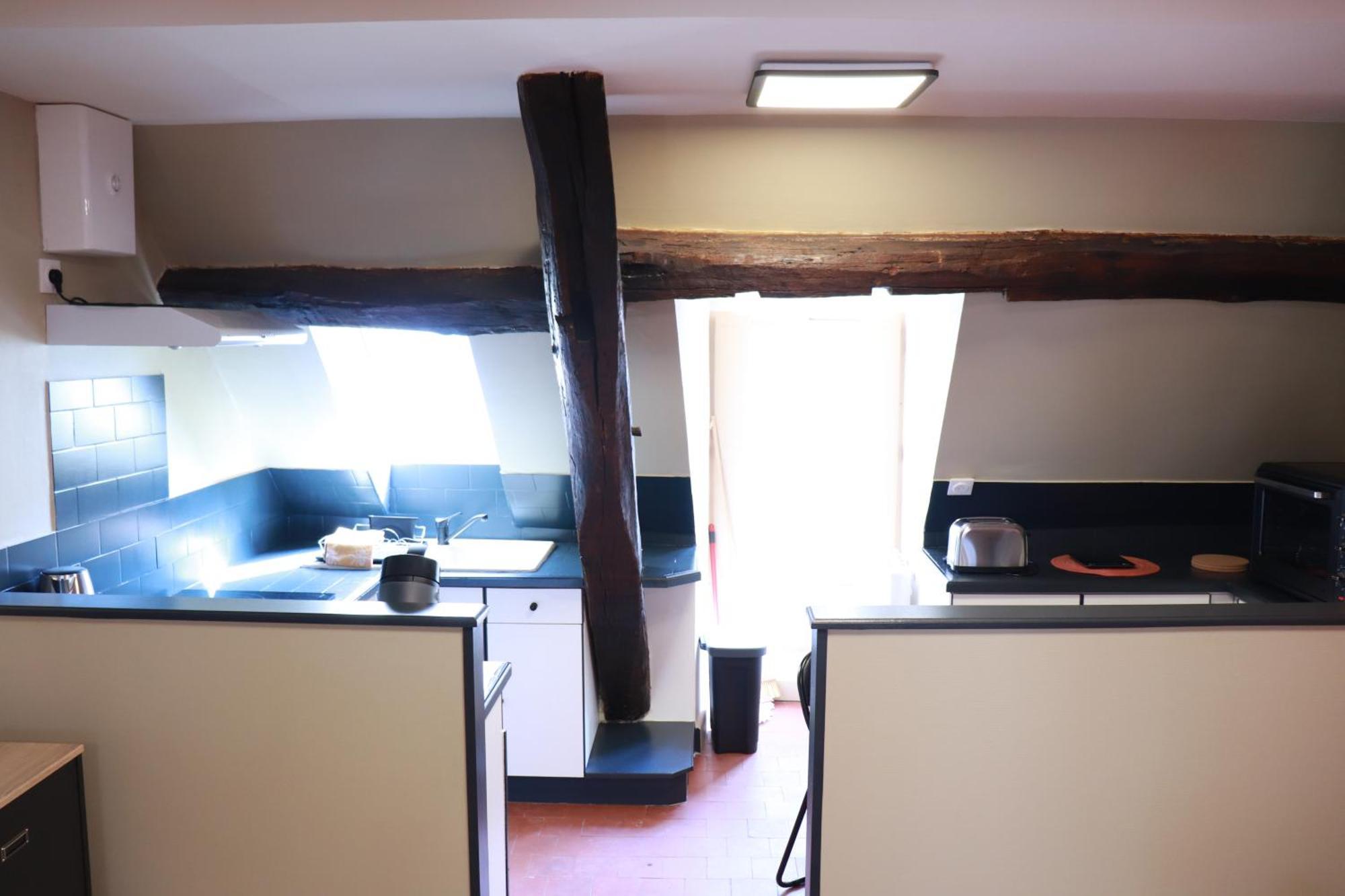 Sejour Tout Confort En Plein Coeur De Nevers, Studios Galet-Carbone Ou Terra Cotta Buitenkant foto